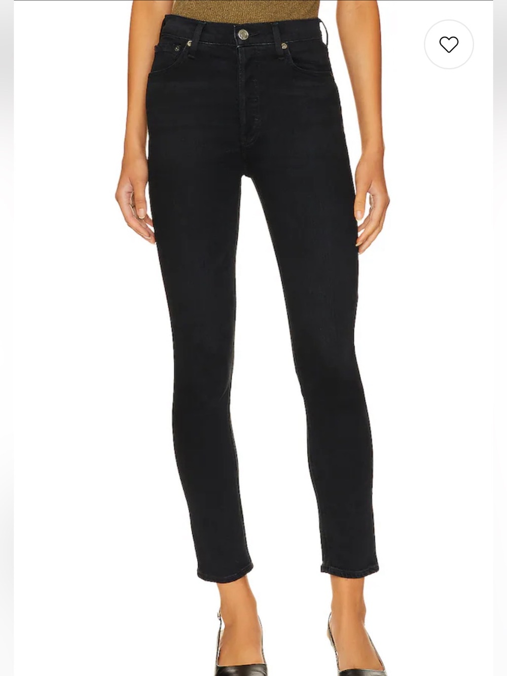 Agolde Black Nico High Rise Slim Jeans size 30